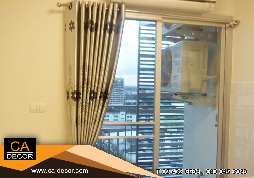 ผ้าม่านตาไก่รางสแตนเลส