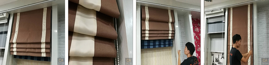 ถอดม่านพับ