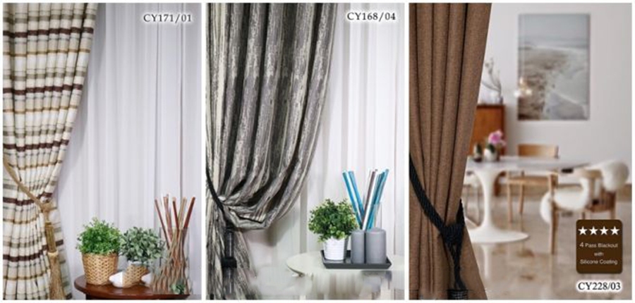 ผ้าม่านกันแสงแบบเคลือบซิลิโคลนA