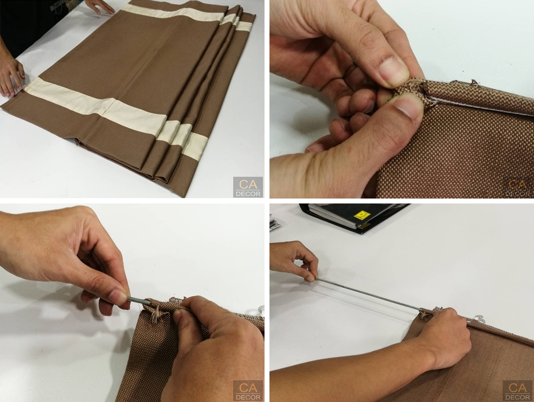 ถอดเหล็กม่านพับ