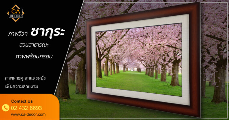 photo frame cherry blossom