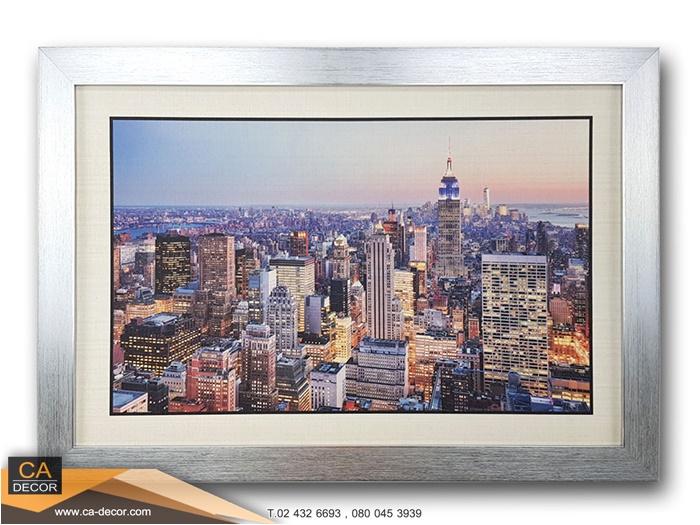 กรอบรูป ภาพวิวตึกสูง