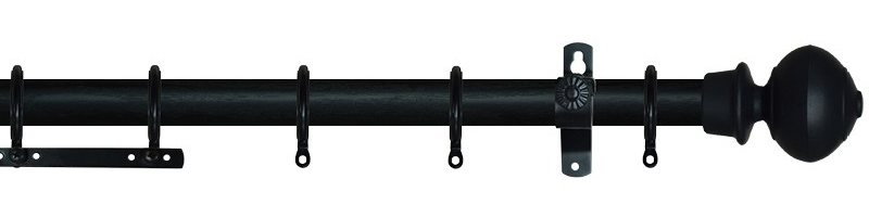 Rod curtain_Oreintal Charcoal_OC9001-25