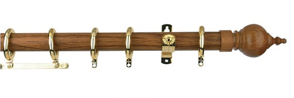 Rod curtain_oreintal smooth_Gold-SM-1003