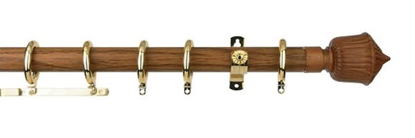 Rod curtain_oreintal smooth_Gold-SM-1004