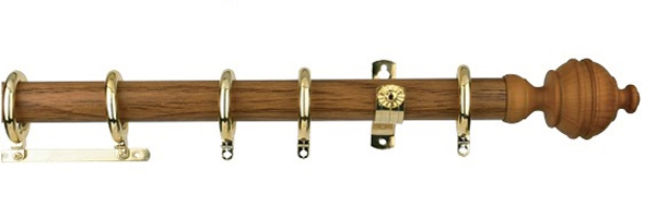 Rod curtain_oreintal smooth_Gold-SM-1005