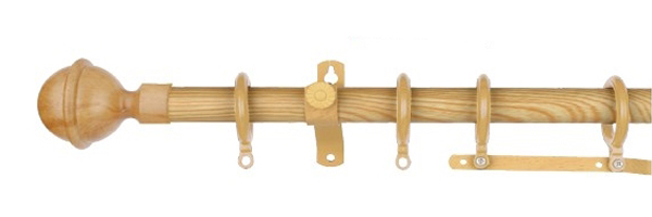 Rod curtain_oreintal smooth_Wood-SM-4002