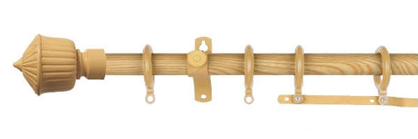 Rod curtain_oreintal smooth_Wood-SM-4004