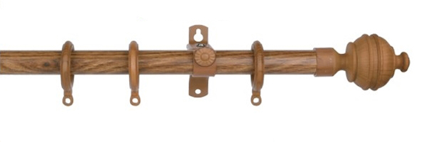 Rod curtain_oreintal smooth__Wood-SM-3005