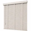 มู่ลี่ไม้โฟมวูด PS-01 สีงา มู่ลี่ไม้สังเคราะห์กันน้ำ CA Decor