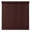 มู่ลี่ไม้รามิน RM-05 Pegon สีโอ๊คเข้ม สั่งตัดตามขนาด CA Decor