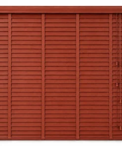มู่ลี่ไม้รามิน RM-05 สีมะฮอกกานี สั่งตัดตามขนาด CA Decor